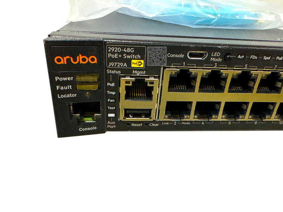 J9729A I HPE Aruba 2920-48G-POE+ Switch