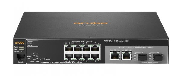 J9777A#ABB - HP Aruba 2530 8-Ports 10/100/1000 Ethernet Layer 2 Rack-mountable Network Switch with 2-Ports SFP