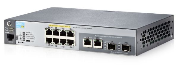 J9780A#AC3 - HP Aruba 2530 8-Ports 10/100/1000BASE-T PoE+ Layer 2 1U Rack-mountable Managed Network Switch with 2-Ports SFP