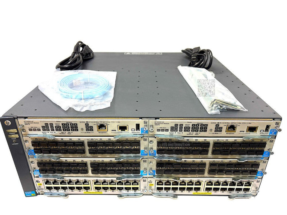 J9821A I HPE Aruba 5406R zl2 Switch CTO Dual J9827A J9828A + 2x J9986A 4x J9537A