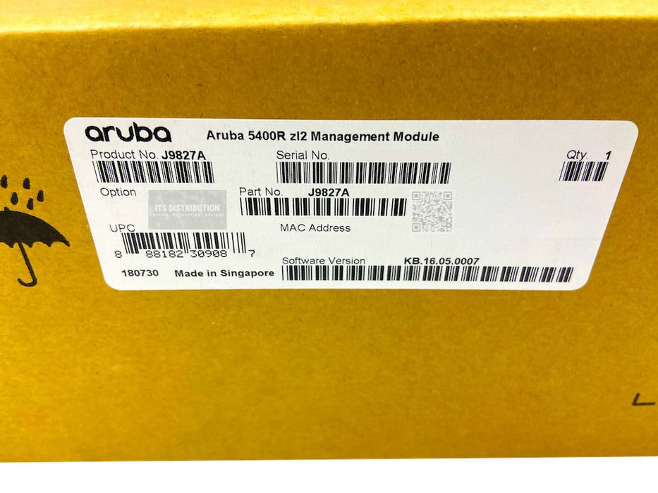 J9827A I HPE Aruba 5400R zl2 Management Module J9827-61001 5066-2201 BRAND NEW