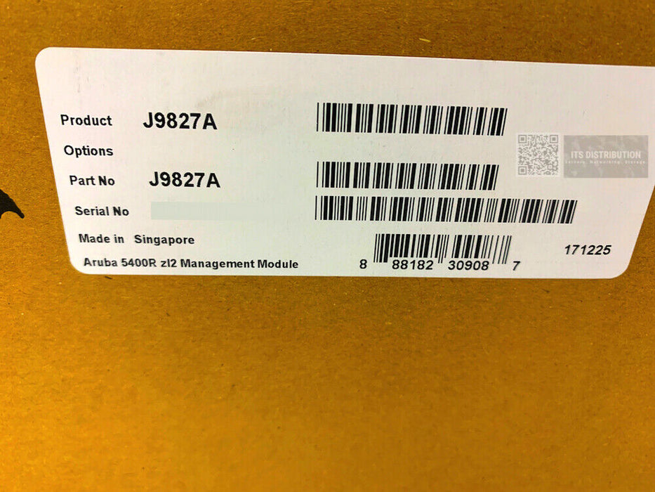 J9827A I New Sealed HPE Aruba 5400R zl2 Management Module J9827-61001 5066-2201