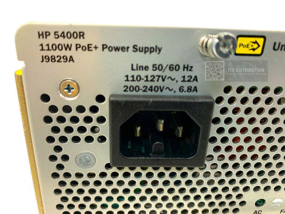 J9829A I HPE 5400R 1100W PoE+ zl2 Power Supply 0957-2414 DCJ11002-03