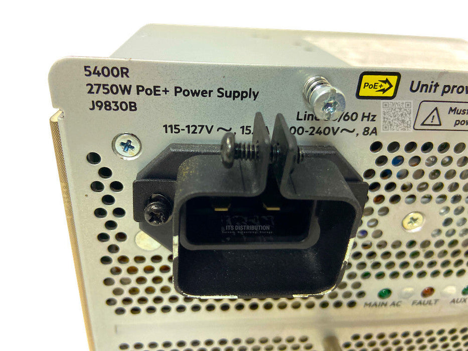 J9830B I HPE 5400R (2750W) PoE+ zl2 Power Supply 0957-2415 DCJ28002-02 OPEN BOX