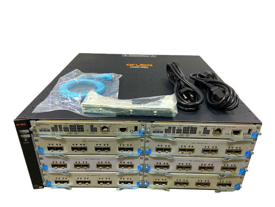 J9850A I LOADED HPE Aruba 5406R zl2 Switch CTO 6x J9538A 2x J9828A 2x J9827A
