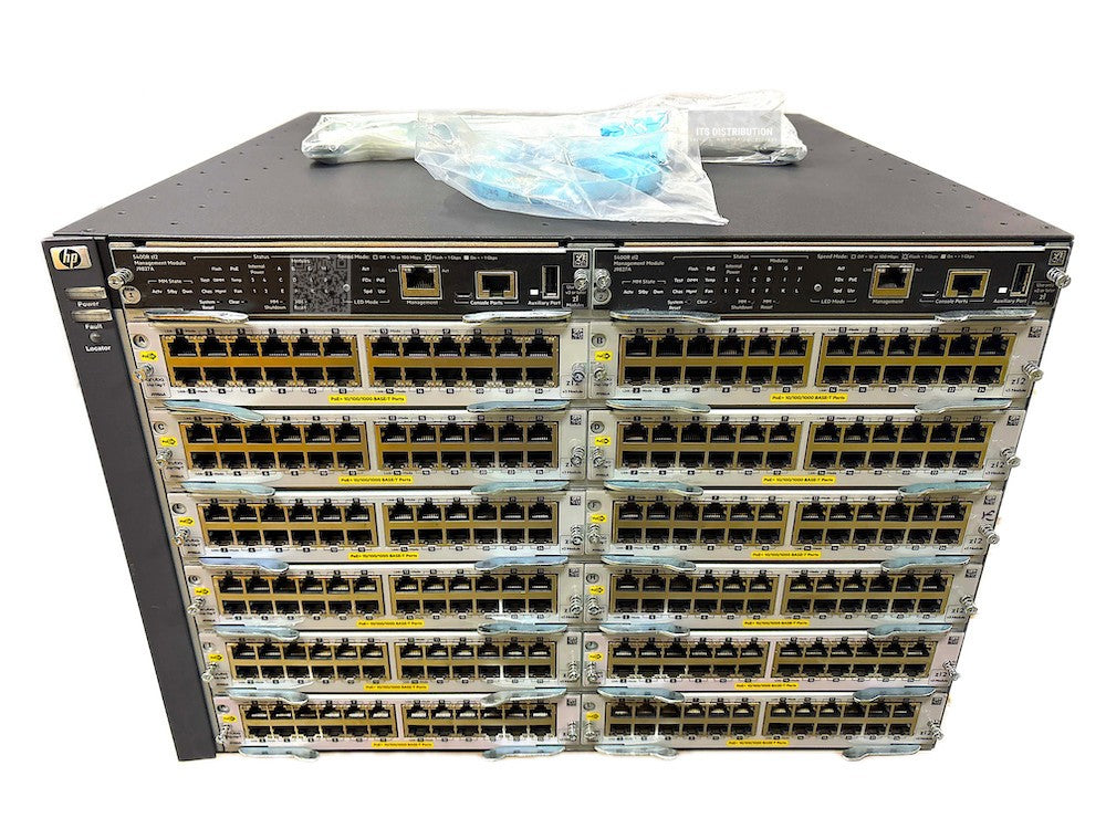 J9851A I HPE Aruba J9822A CTO 5412R v3 zl2 Switch 2x J9827A 12x J9986A 4x J9830B