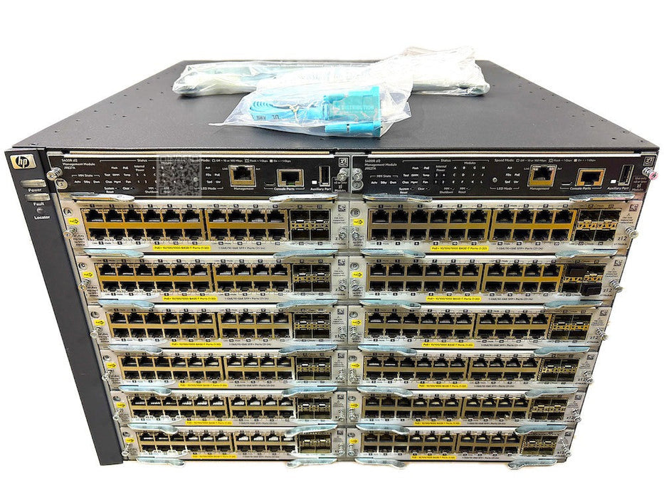 J9851A I HPE Aruba J9822A CTO 5412R v3 zl2 Switch 2x J9827A 12x J9990A 4x J9830B