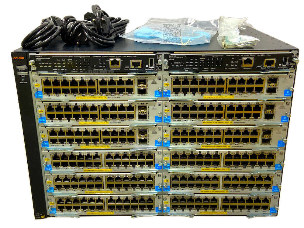 J9851A I LOADED HPE Aruba J9822A 5412R v3 zl2 Switch J9827A J9534A J9536A J9829A