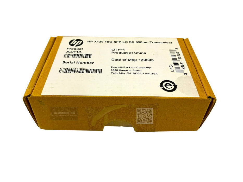 JC011A I Genuine Open Box HPE X136 SR LC Transceiver - 1 x 10GBase-SR10 850nm