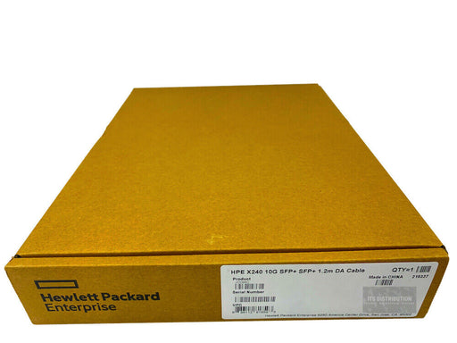 JD096C I Brand New HPE X240 10G SFP+ to SFP+ 1.2m Direct Attach Copper Cable