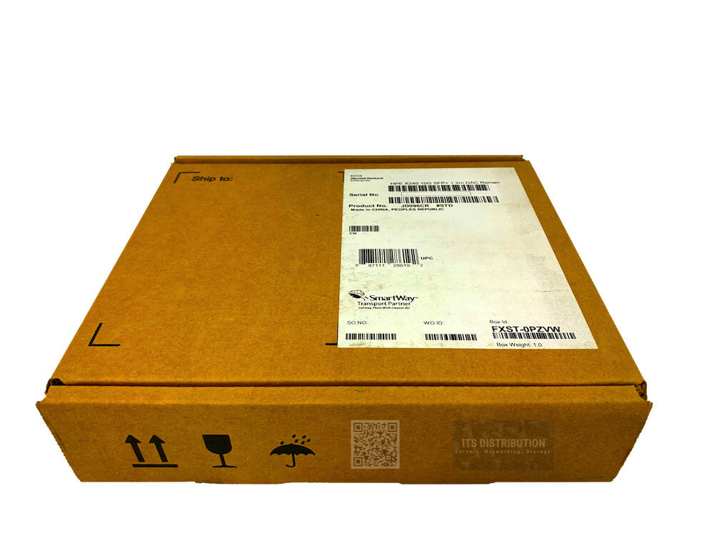 JD096C I HP X240 10G SFP+ to SFP+ 1.2m Direct Attach Copper Cable RENEW SEALED