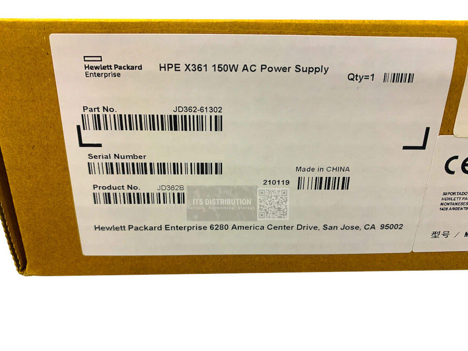 JD362B I New Sealed HPE X361 150W AC Power Supply PSR150-A1 LOT OF 26