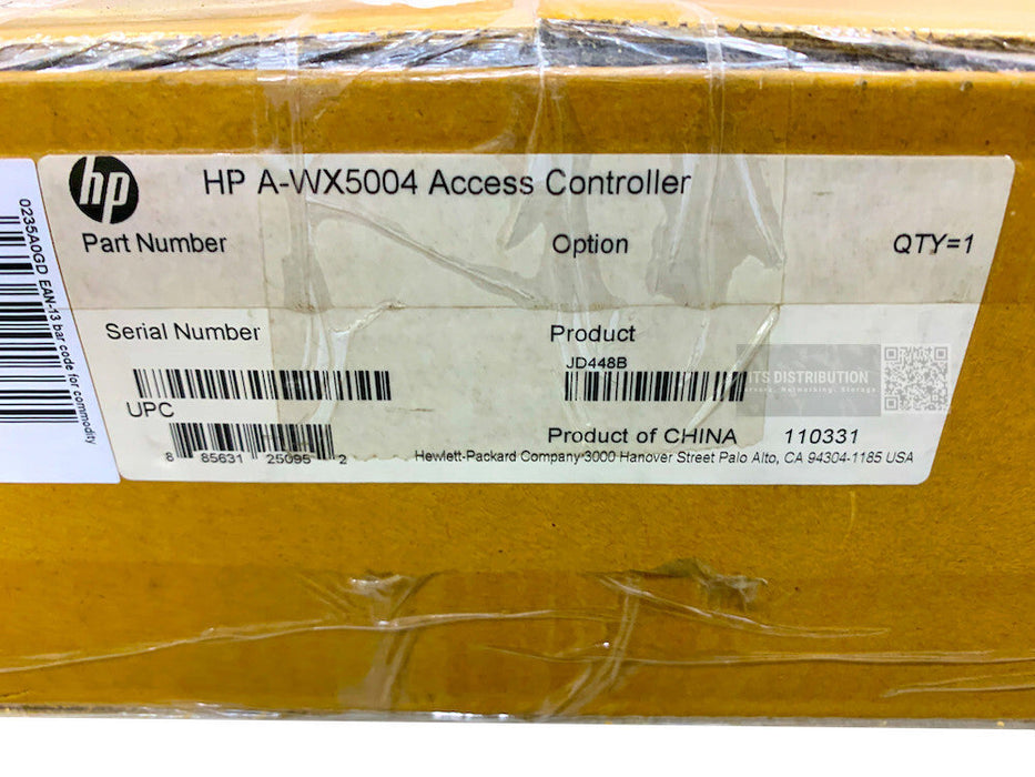 JD448B I HP A-WX5004 Wireless LAN Controller 0235A0GD EWP-WX5004-OVS-H3 NEW