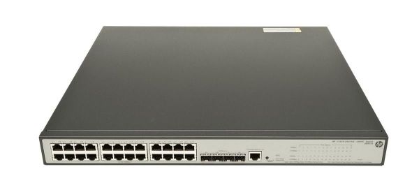 JE007-61101 - HP V1910-24G-PoE 24-Ports 1GbE Ethernet Rack-mountable Managed Network Switch with 4-Ports SFP