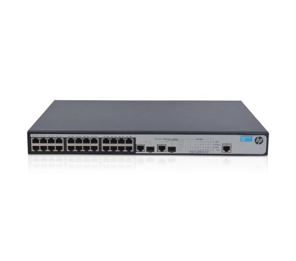 JE008-61101 - HP V1910-24G-PoE (170-Watts) 24-Ports Managed Gigabit Ethernet Switch with 4 x SFP (empty) 1u Rack-Mountable