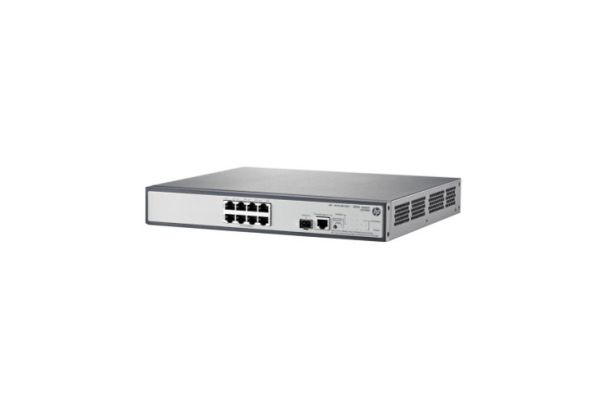 JG348A#ABA - HP 1910-8G 8-Ports 10/100/1000BASE-T Ethernet Layer 3 Rack-mountable Managed Network Switch with 1-Port SFP