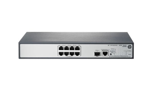 JG349A - HP 1910-8G 8-Ports 10/100/1000BASE-T PoE+ Layer 3 Rack-mountable Managed Network Switch with 1-Port SFP