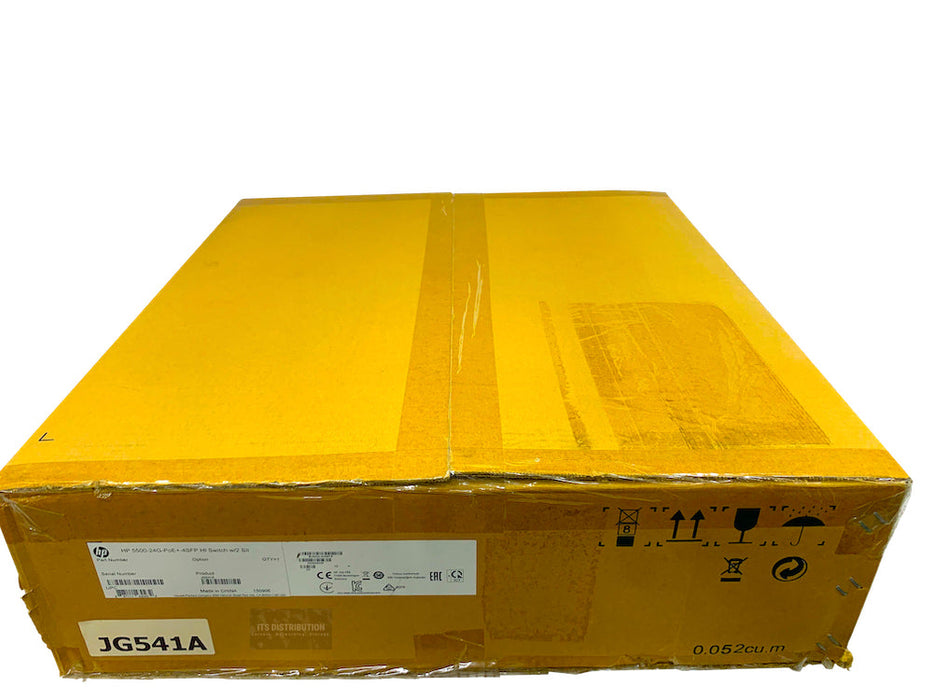 JG541A I New Sealed HP 5500-24G-PoE+-4SFP HI Switch with 2 Interface Slots