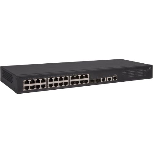 JG938A - HP 5130-24G-2SFP+-2XGT EI 24-Ports 24 x RJ-45 10/100/1000Base-T Layer-3 Managed Gigabit Ethernet Switch with 2 1/10 Gigabit SFP+ Ports and 2 10-Gigabit Ethernet Ports Rack-Mountable