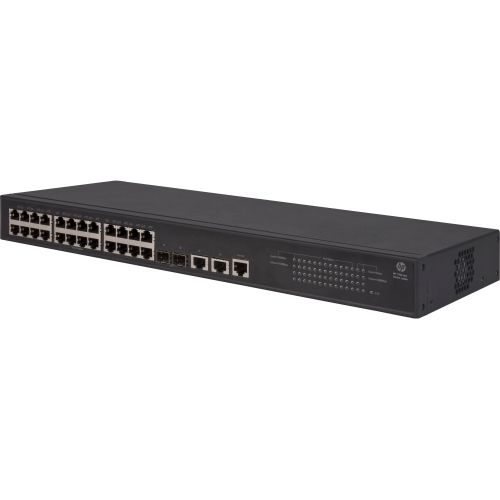 JG960A - HP 1950-24G-2SFP+-2XGT 24-Ports 10/100/1000Base-T Layer-3 Managed Stackable Gigabit Ethernet Switch Rack-Mountable