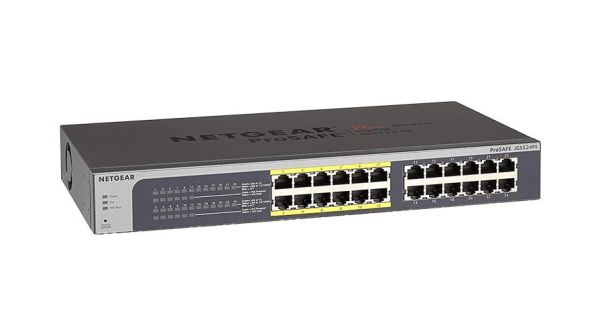 JGS524PE - Netgear 24-Ports 10/100/1000BASE-T Ethernet Rack-mountable Managed Plus Switch
