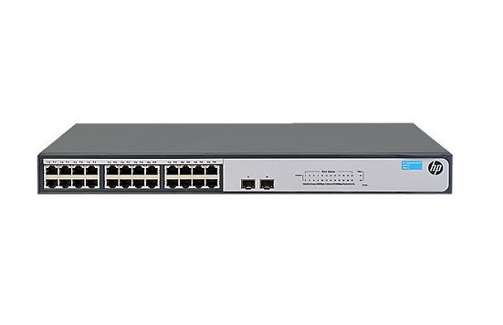 JH017A#ABB - HP OfficeConnect 1420 24-Ports 10/100/1000BASE-T Ethernet Layer 2 1U Rack-mountable Network Switch with 2-Ports SFP