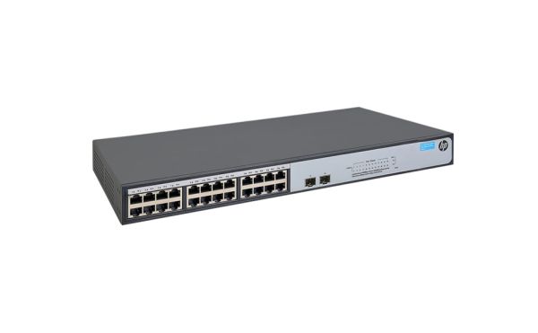 JH018A - HP OfficeConnect 1420 Series 24-Ports 10/100/1000BASE-T Ethernet Layer 2 Rack-Mountable Network Switch With 2-Ports SFP+