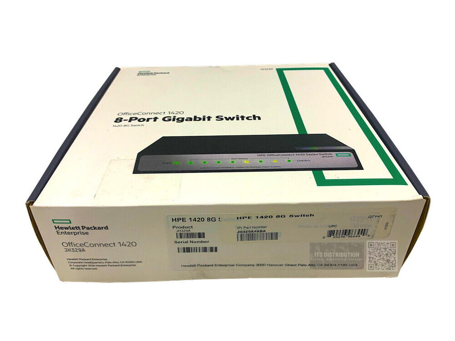 JH329A I Brand New Sealed HPE OfficeConnect 1420 8G Switch