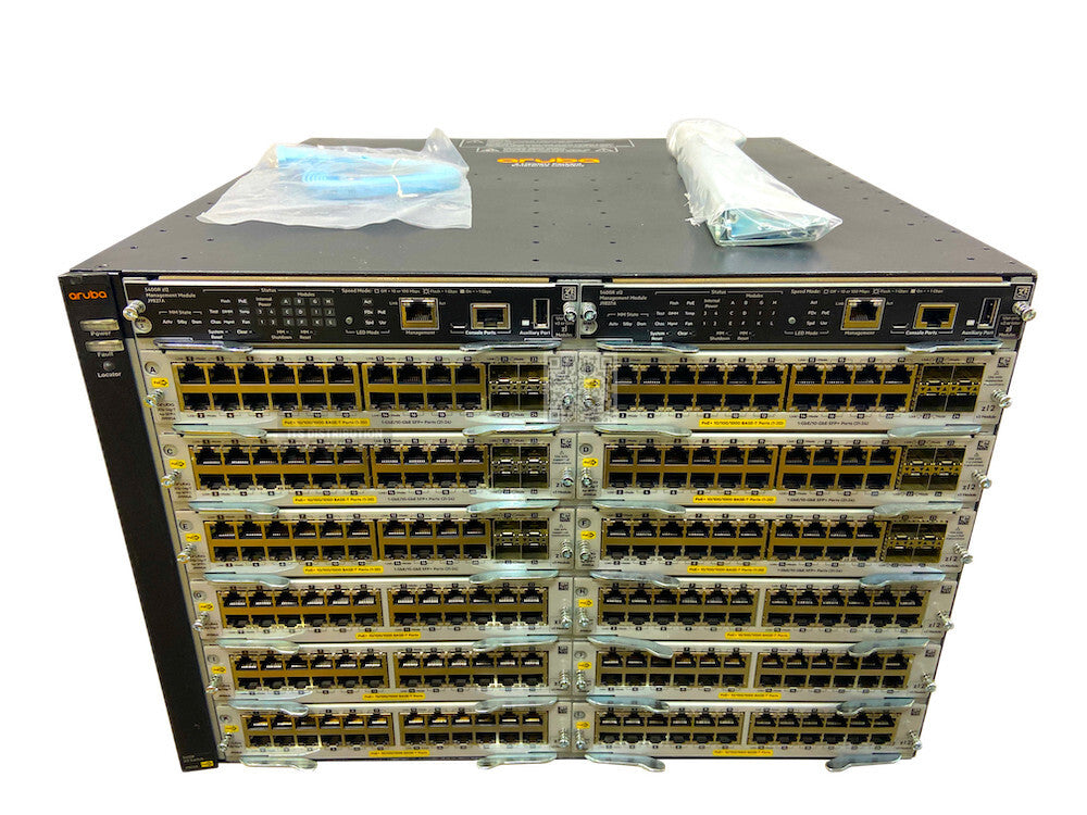 JL001A I LOADED HPE Aruba 5412R 92GT PoE+/4SFP+ v3 zl2 CTO Switch J9990A J9986A