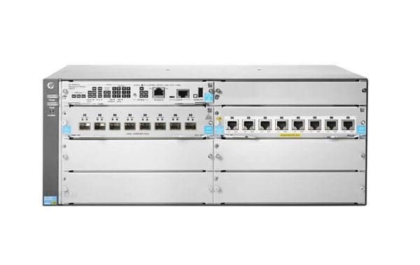 JL002A - HP Aruba 5406R v3 zl2 6-Slots 8-Ports 1/2.5/5/10GBASE-T PoE+ and 8-Ports SFP+ Switch Chassis