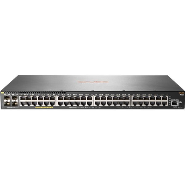 JL256-61001 - HP Aruba 2930F 48-Ports 1 GbE PoE+ Rack Mountable Network Switch with 4-Ports SFP+