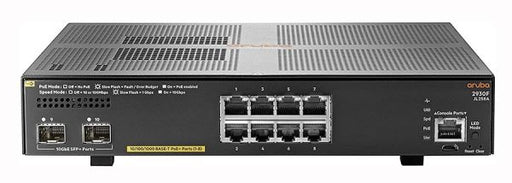 JL258-61001 - HP Aruba 2930F 8-Ports 10/100/1000 PoE+ Layer 3 Rack-mountable Managed Network Switch with 2-Ports SFP+
