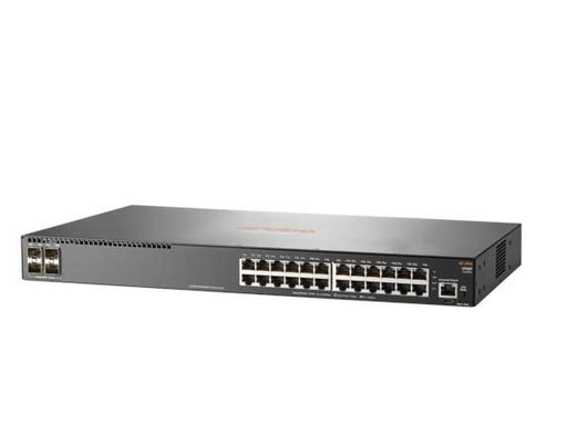 JL259A - HPE Aruba 2930F-24G 24-Ports 10/100/1000BASE-T Ethernet Layer 3 Rack-mountable Managed Network Switch with 4-Ports SFP