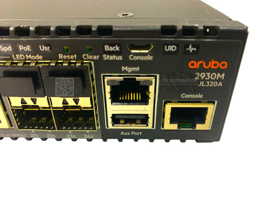 JL320A I LOADED HPE Aruba 2930M 24G PoE+ 1-Slot Switch JL325A JL083A 2x JL087A