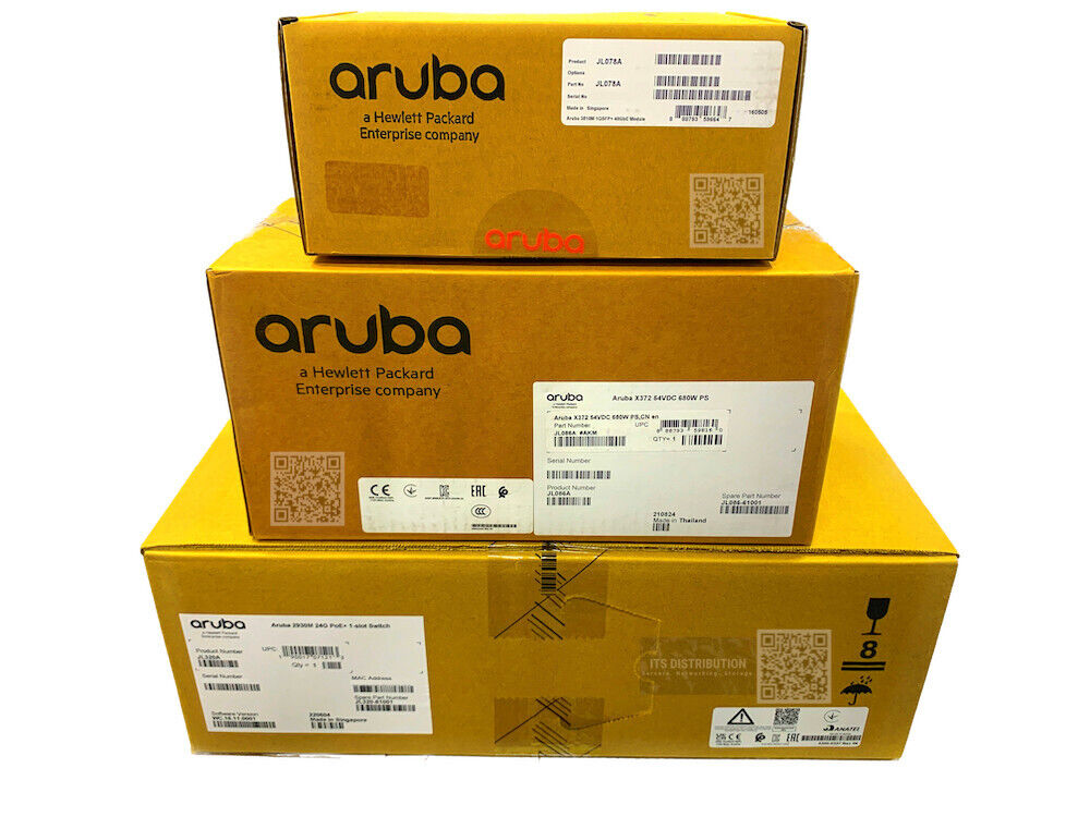 JL320A I New CTO Bundle HPE Aruba 2930M 24G PoE+ 1-Slot Switch JL078A + JL086A