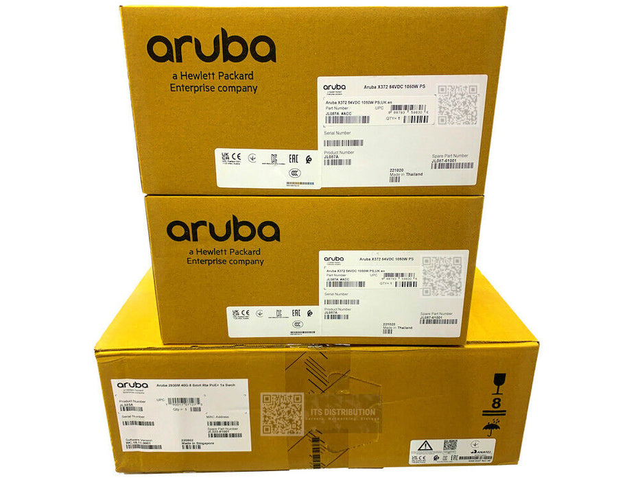 JL323A I DUAL POWER New HPE Aruba 2930M 40G 8Smart Rate PoE+ 1Slot Switch JL087A