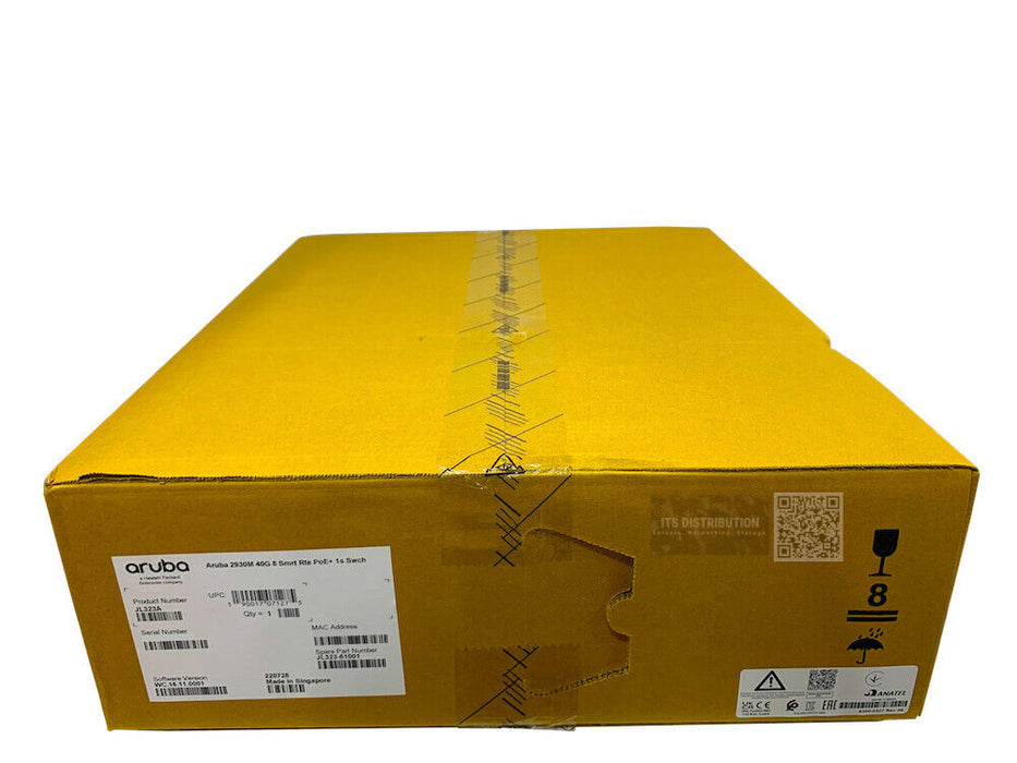 JL323A I New HPE Aruba 2930M 40G 8 HPE Smart Rate PoE+ 1Slot Switch + JL087A PSU