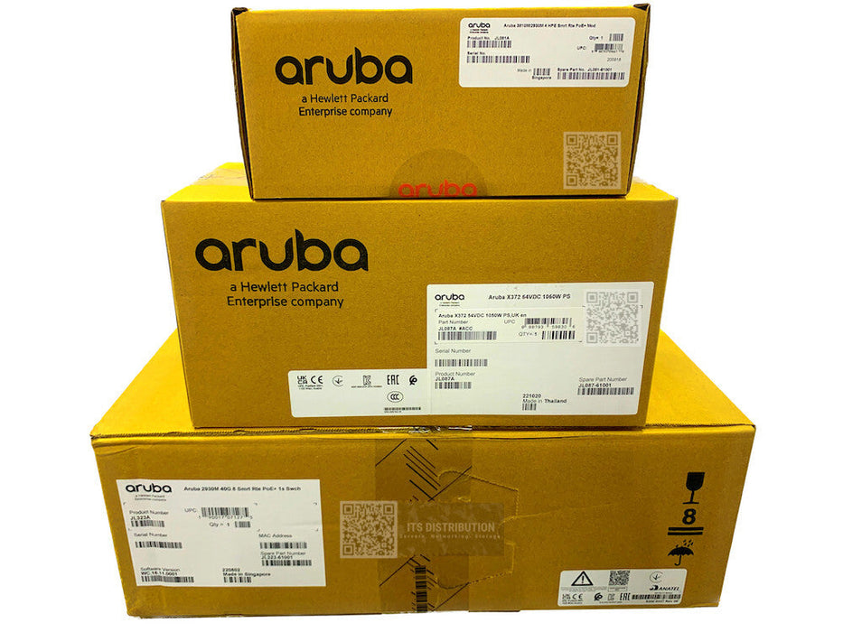 JL323A I New HPE Aruba 2930M 40G 8 SmartRate PoE+ 1Slot Switch + JL087A JL081A