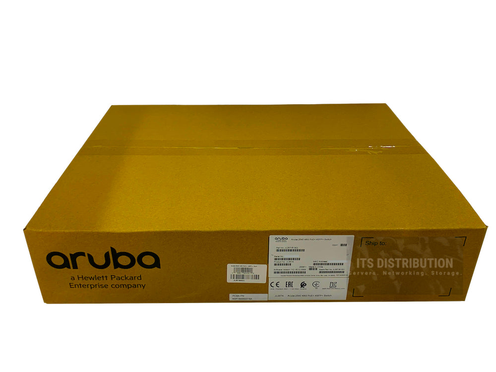 JL357A I Brand New Factory Sealed HPE Aruba 2540 48G PoE+ 4SFP+ Switch