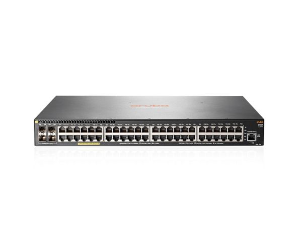 JL557A#ABA - HPE Aruba 2930F 48-Ports 10/100/1000BASE-T PoE+ Network Switch with 4-Ports SFP