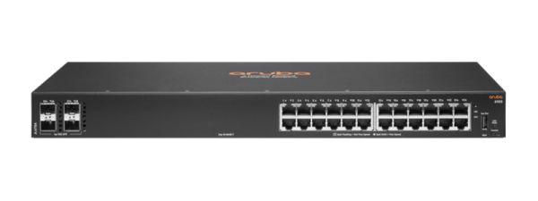 JL678A - HPE Aruba CX 6100 24-Ports 10/100/1000BASE-T Ethernet Layer 2 Rack-mountable Managed Network Switch with 4-Ports SFP+