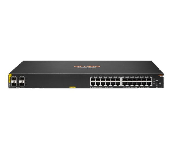JL678A#ABA - HPE Aruba 6100 24-Ports 10/100/1000BASE-T Ethernet Network Switch with 4-Ports SFP+