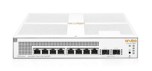 JL681A - HPE Aruba Instant On 1930 Series 8-Ports 10/100/1000BASE-T Class4 PoE Layer 2+ Rack-mountable Smart Managed Network Switch with 2-Ports SFP