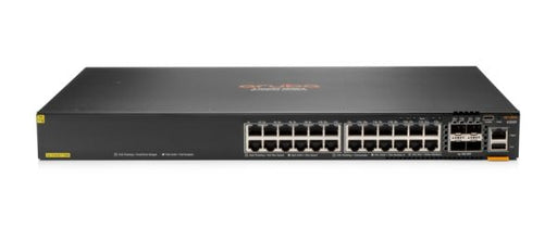JL725A - HPE Aruba 6200F 24-Ports 10/100/1000BASE-T Class4 Ethernet Layer 3 Rack-mountable Managed Network Switch with 4-Ports SFP+