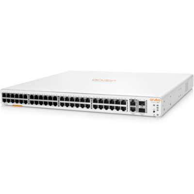 JL808A#ABA - HP Aruba Instant On 1960 Series 48-Ports 10/100/1000BASE-T Ethernet Layer 2+ Rack-mountable Smart Managed Stackable Switch with 2-Ports SFP+