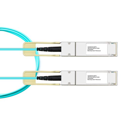 JNP-100G-AOC-3M Juniper Compatible, 100G QSFP28 Active Optical Cable - 3m
