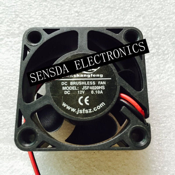 JSF4020HS 40x40x20mm 12V DC 0.10A Axial Cooling Fan