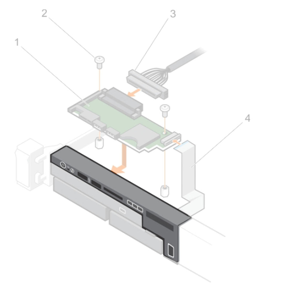 JV798 — Front Bezel | Dell PowerEdge R630
