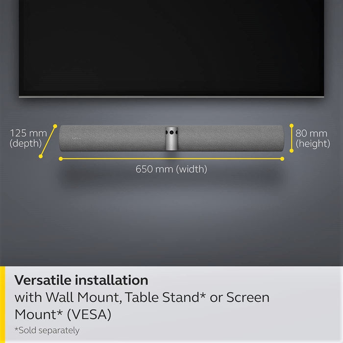 Jabra PanaCast 50 Panoramic 4K Video Bar