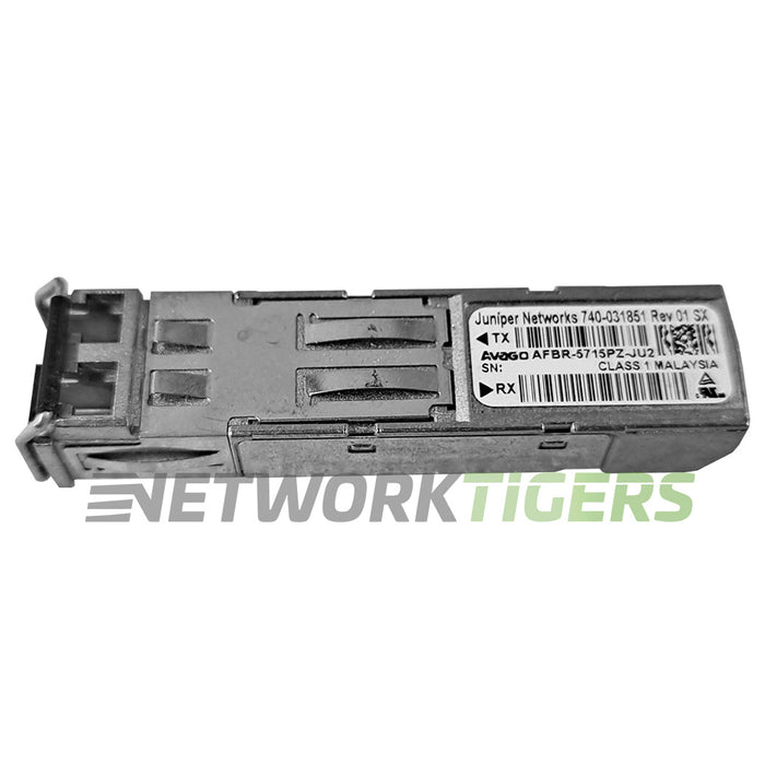 Juniper 740-031851 SFP-1GE-SX-C AFBR-5715PZ-JU2 AVAGO 850nm SFP Transceiver